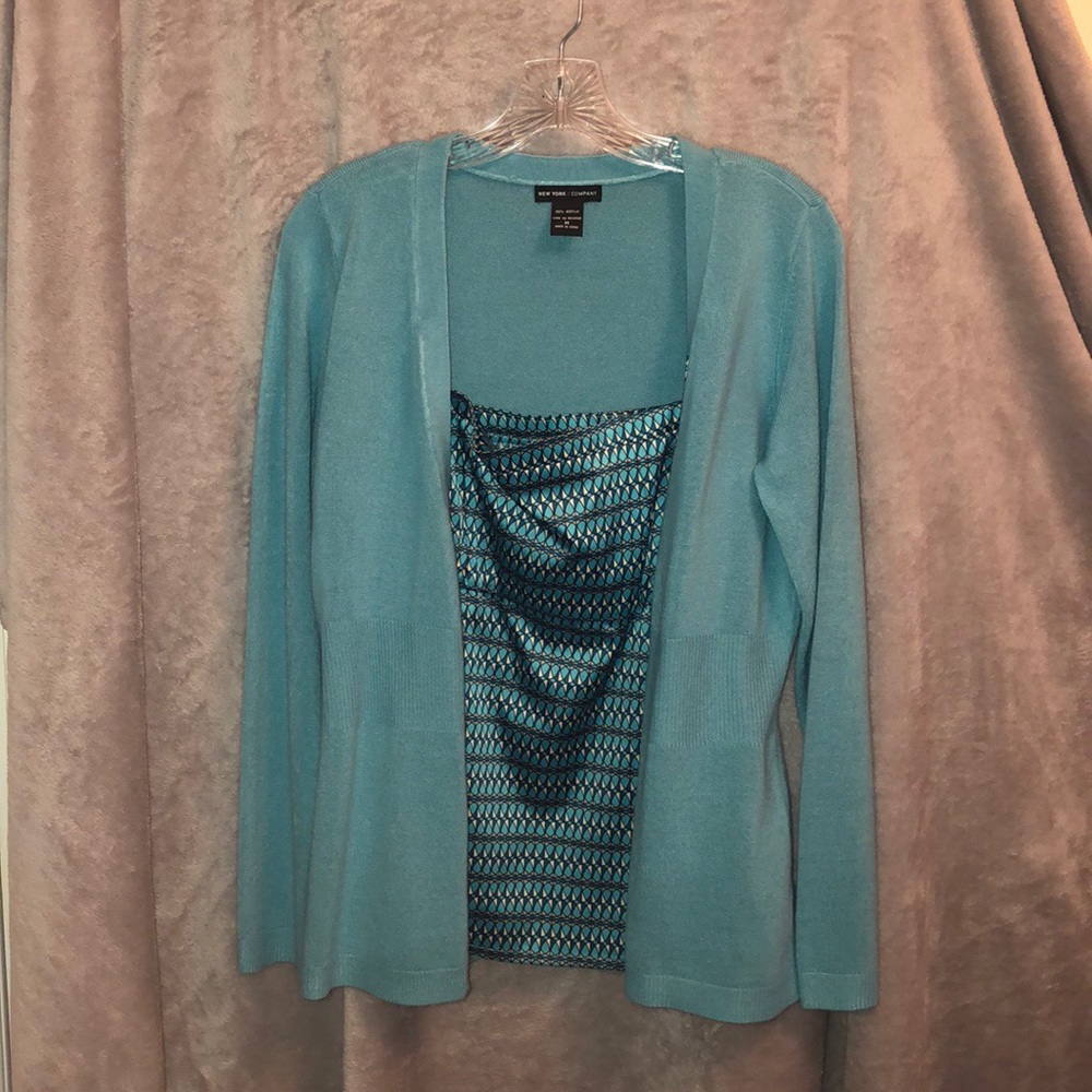 New York and company sweater sold with silky tank